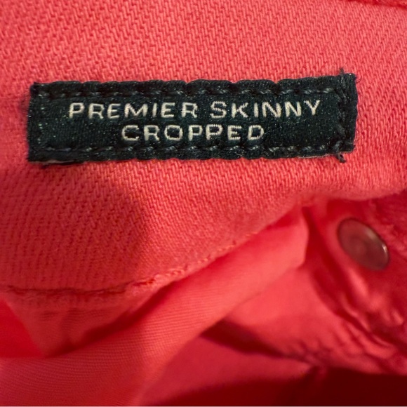 Lauren Ralph Lauren Women’s Red Premier Skinny Cropped Jeans size 4 Petite - Picture 10 of 10